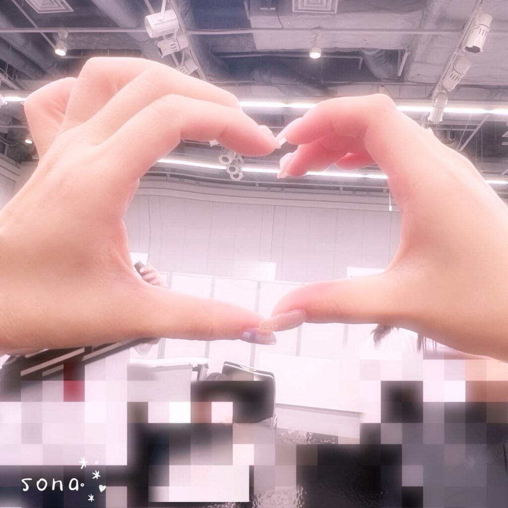 推し活で出会ったハートのひとコマ